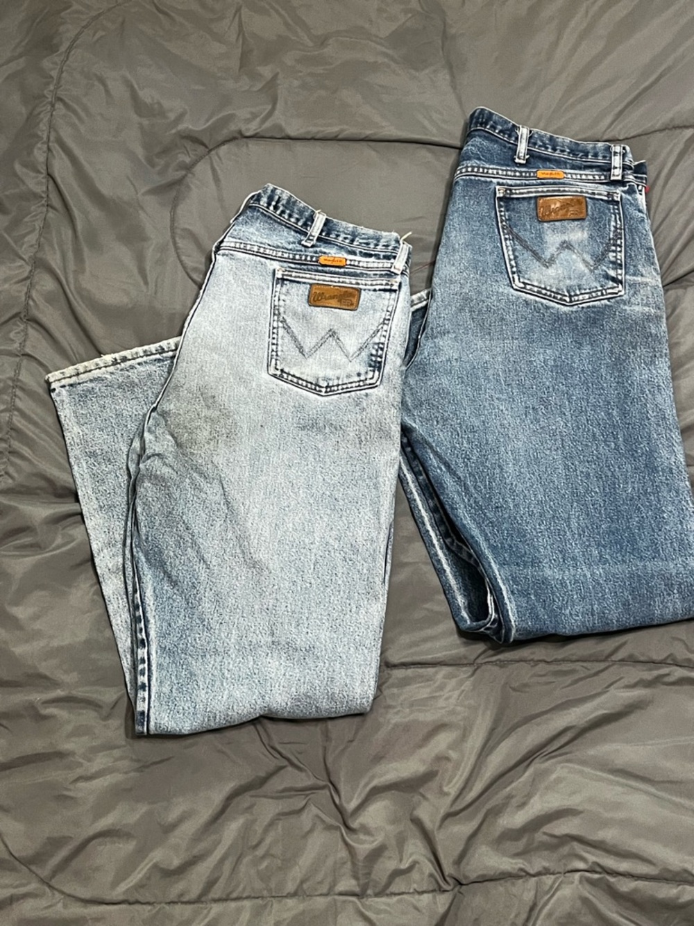 Mens Wrangler FR Workwear Bundle of 2 Work Jeans Size 40x34 13 Original Fit